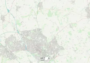 LU - Luton Stampe: Luton LU2 7 Map