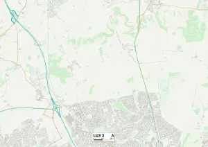 LU - Luton Stampe: Luton LU3 3 Mappa