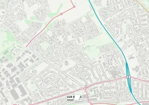 LU - Luton Stampe: Luton LU4 0 Mappa
