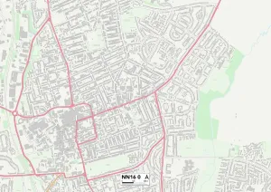 NN - Northampton Stampe: Kettering NN16 0 Mappa