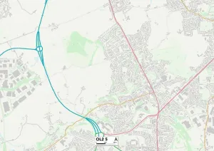 Oldham OL2 5 Mappa