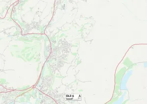 Oldham OL3 6 Mappa