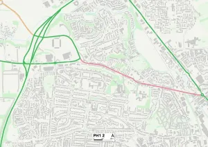 Perth e Kinross PH1 2 Mappa
