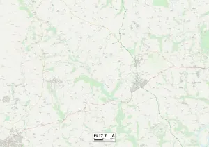 Cornovaglia PL17 7 Mappa