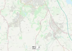 PR - Preston Stampe: Chorley PR7 4 Map