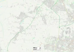 Fylde PR4 4 Map