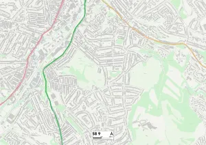 S - Sheffield Stampe: Sheffield S8 9 Map