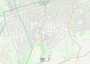 SM - Sutton Stampe: Sutton SM2 5 Map
