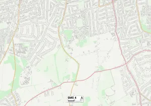 Sutton SM5 4 Mappa
