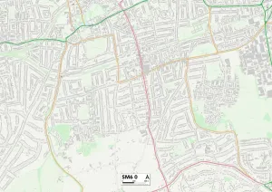 Sutton SM6 0 Mappa