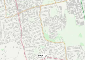 SM - Sutton Stampe: Sutton SM6 9 Mappa.