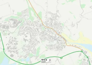 Cornovaglia TR10 8 Mappa