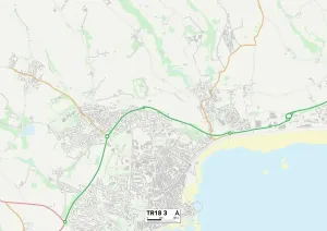 Cornovaglia TR18 3 Mappa