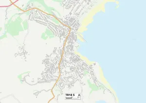 Cornovaglia TR18 5 Mappa