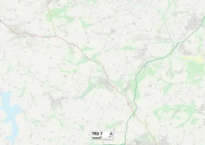Cornovaglia TR3 7 Mappa.