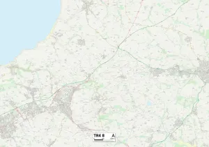TR - Truro Stampe: Cornovaglia TR4 8 Mappa