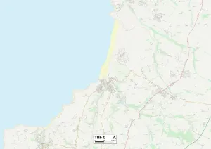TR - Truro Stampe: Cornovaglia TR6 0 Mappa