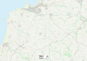 Cornovaglia TR8 5 Mappa
