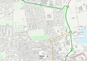 Hartlepool TS24 8 Mappa