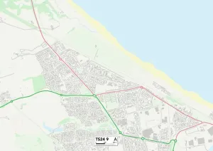 TS - Middlesbrough Stampe: Hartlepool TS24 9 Mappa