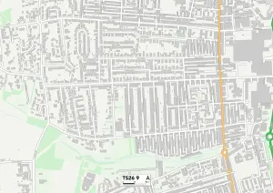 TS - Middlesbrough Stampe: Hartlepool TS26 9 Mappa
