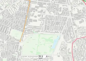 Middlesbrough TS1 3 Map