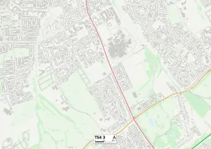 Middlesbrough TS4 3 Map