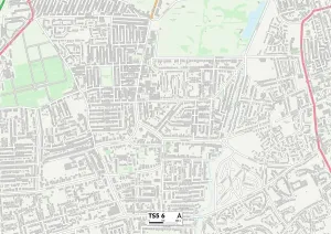 TS - Middlesbrough Stampe: Middlesbrough TS5 6 Map