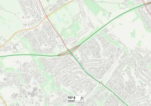 TS - Middlesbrough Stampe: Middlesbrough TS7 8 Mappa