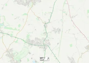 Wakefield WF7 7 Map