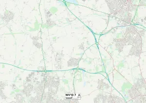 Wolverhampton WV10 7 Mappa
