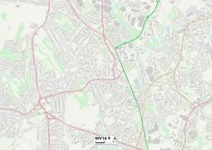 WV - Wolverhampton Stampe: Wolverhampton WV14 9 Mappa