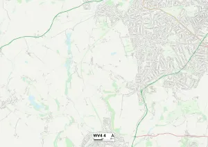 Wolverhampton WV4 4 Mappa