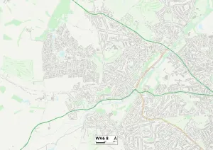 WV - Wolverhampton Stampe: Wolverhampton WV6 8 Mappa