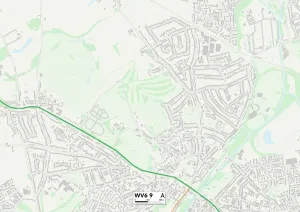WV - Wolverhampton Stampe: Wolverhampton WV6 9 Mappa