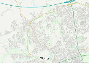 Heath Robinson Stampe: Preston PR2 3 Map