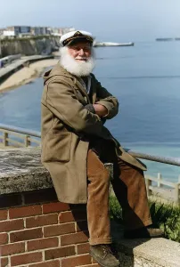 Archivio Degli Specchi Stampe: Buster Merryfield Attore Che Gioca L'Zio Albert Nel Programma Tv Solo Idioti E Cavalieri.