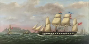 La SS Great Britain a Table Bay, 1852.