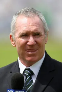 Australia V England Cricket Stampe: Alan Border