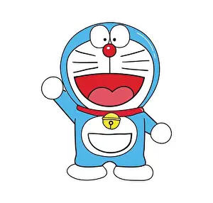Doraemon Illustrazione Vettoriale Caramella.