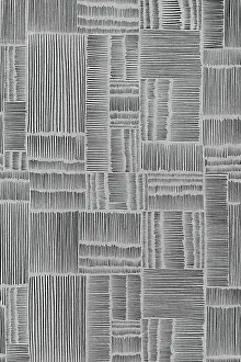 Stampe di Questa illustrazione mostra un complesso array di linee nere, disposte in vari schemi a blocchi. L'immagine è perfetta per sfondi, texture e elementi grafici sia in media digitali che stampati Opere D'arte Minimaliste Stampe: Questa illustrazione mostra un complesso array di linee nere.