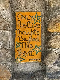 Solo pensieri positivi.