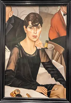 Sonja, Christian Schad, 1928, Nuova Galleria Nazionale, Berlino, Repubblica Federale di Germania.