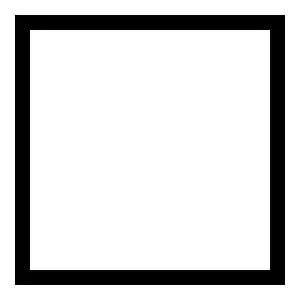 Racchette quadrate con angoli rotondi icon set, modello di progettazione grafica vettoriale, semplici forme geometriche astratte su nero. Fondo trasparente.