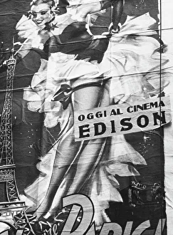 Edison Cinema Print Advertisement