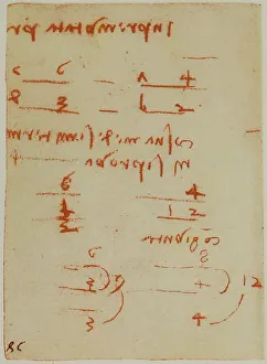 Leonardo da Vincis Arithmetic Print