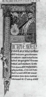 Print of Elia sul carro di fuoco