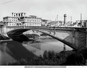 Urban Transportation Infrastructure Stampe: The Bridge of the Risorgimento in Rome
