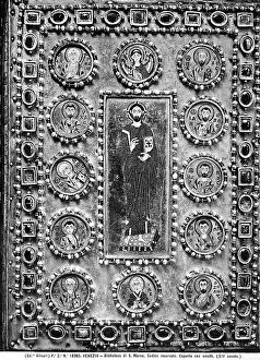 Byzantine Art Style Stampe: Byzantine binding of an ancient codex, kept in the Marciana National Library in Venice