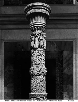 Roman Catholicism Stampe: Candelabrum for the Easter candle